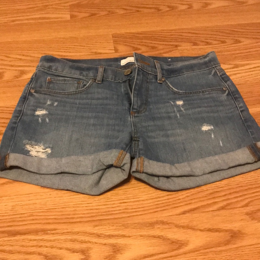 Blue jean shorts from Loft